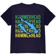 thumbnail image 1 of Hammerhead Shark T-Shirt Jeunesse Empilé Répétitif, 1 of 1