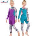 thumbnail image 2 of Naiovety Pantalones largos de manga larga de gran a prueba de frío de 2,5 MM, trajes de neopreno para mantener el calor, trajes de esnórquel Deportes acuáticos Azul METRO Naiovety OD003677-07, 2 of 6