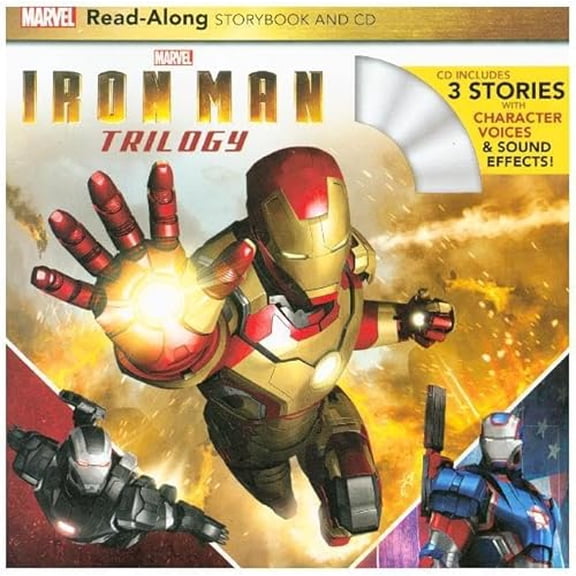 Pre-Owned Iron Man Trilogy Read-Along Storybook and CD, 9781368009591, 136800959X, Paperback, Pap/Com edition