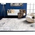 thumbnail image 3 of SAFAVIEH Aston Mackenzie Abstract Area Rug, Ivory/Gray, 12' x 18', 3 of 12