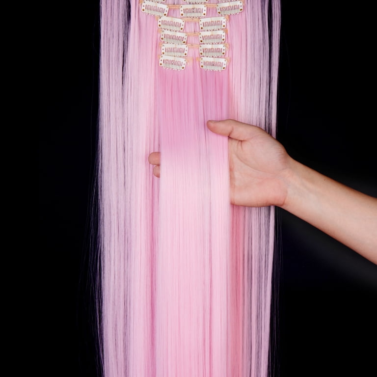SHCKE 8Pcs Clip in Hair Extensions 26 Inch Straight  display picture 1