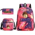 thumbnail image 4 of ROBLOXing Backpack Children Anime Cartoon School Bag Bookbag Men Women Travel bags Mochila Daily Rucksack, 4 of 5