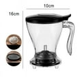 thumbnail image 7 of 600ml Pour Over Coffee Dripper Cold and Heat Resistant Removable Coffee Filter Hand-brewed Espresso Pot Infuser Loose Leaf Tea (Black-Cup-pot), 7 of 7