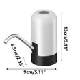 thumbnail image 3 of Wovilon Water Jug Pump, Electric Water Bottle Pump, Usb Charging Automatic Drinking Water Pump for Universal 1-5 Gallon Bottle, Portable Water Dispenser for Camping, 3 of 6