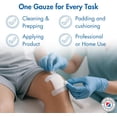 thumbnail image 6 of Essentials Non-Sterile Gauze Sponges – 200 Count (Pack of 2), 4-Ply, 4’’ x 4’’ Gauze Pads, Two Pack, Non-Woven Gauze Sponges - Pack of Two, Wound Care Product for First Aid Kit/Medical Facilities, 6 of 9