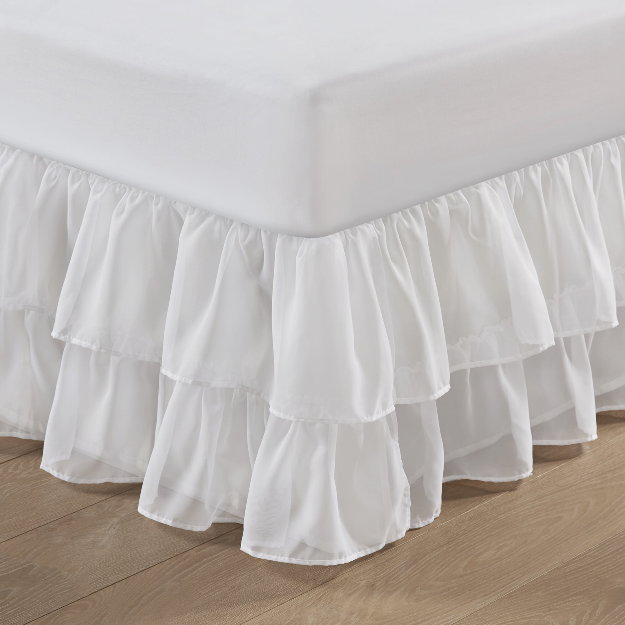 Your Zone TwoTier Ruffled Bed Skirt, Multiple Colors