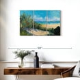 thumbnail image 3 of Elephant Stock Beach Dunes Wall Art - Horizontal Multi Panel Canvas - Living Room Wall Decor - Beach Multi Panel - Turquoise And Blue Decor By Jane Slivka - 33" x 20", 3 of 8