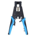 thumbnail image 1 of Coaxial Cable Crimper, Multifunctional Compression Connector Convenient Lock Energy Saving Alloy Steel + Plastic  For RG59 Cables, 1 of 8