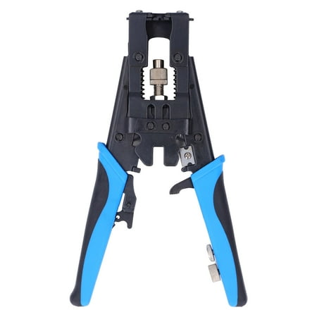 

2024 Coax Cable Crimper Alloy Steel Plastic Multifunctional Compression Connector for F BNC RCA