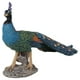 thumbnail image 1 of Estatuas realistas de pavos reales para decoración de escritorio, jardín y patio. Azul, 1 of 8