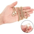 thumbnail image 3 of 1set 2pcs 2 Colors 46.4Inch Iron Lantern Chain Strap Alloy Swivel Clasps Handbag Chains Purse Chain Straps Shoulder Cross Body Chains Purse Making Supplies, 3 of 8