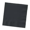 Party Central Club Pack of 500 Jet Black Premium 3-Ply Disposable Beverage Napkins 5"