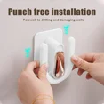 thumbnail image 4 of 2 pcs white plastic wall mounted shoe shelves - wall mounted S, 4 of 5