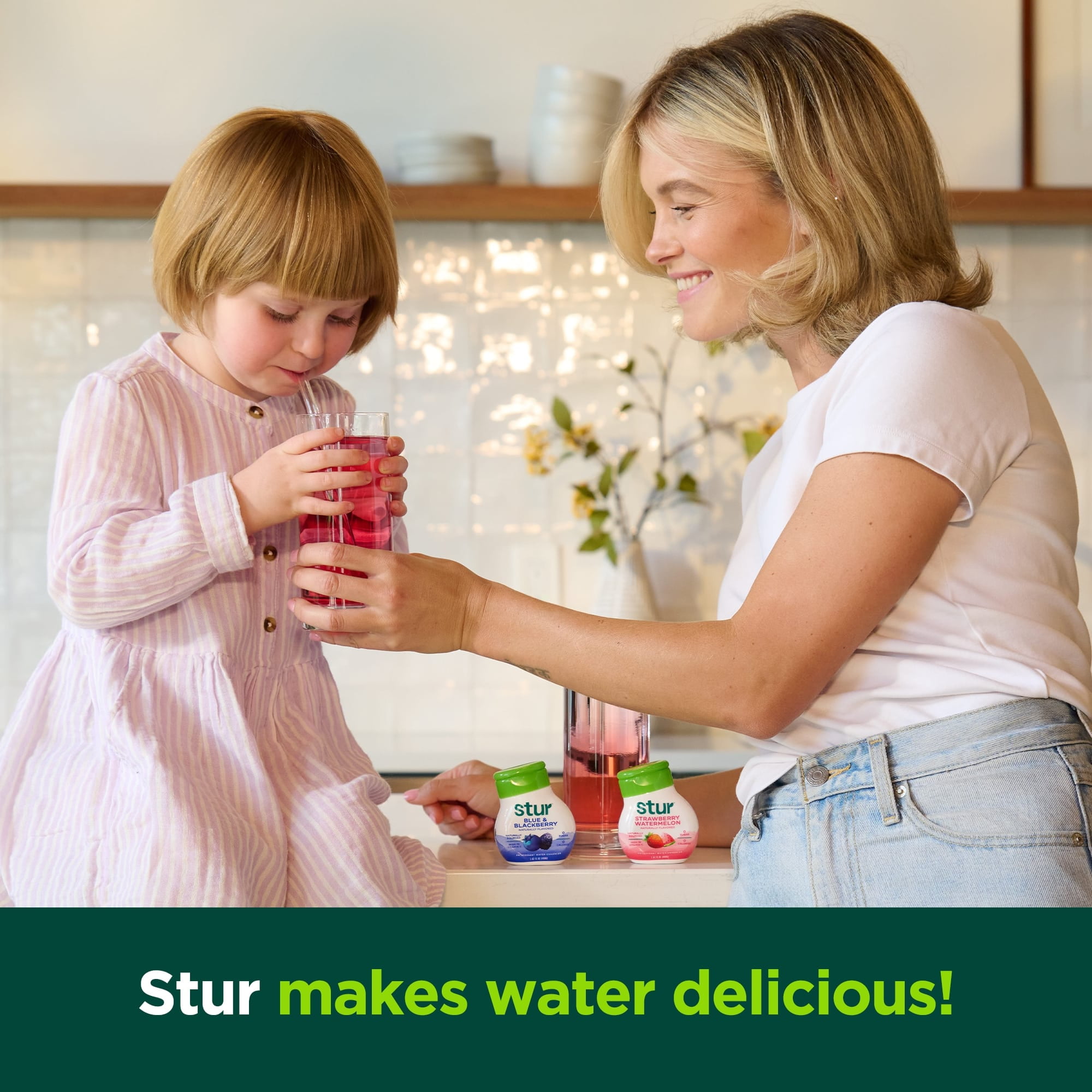 (6 pack) Stur Strawberry Watermelon Drink Mix, Liquid Water Enhancer, Sugar-Free, 1.62oz