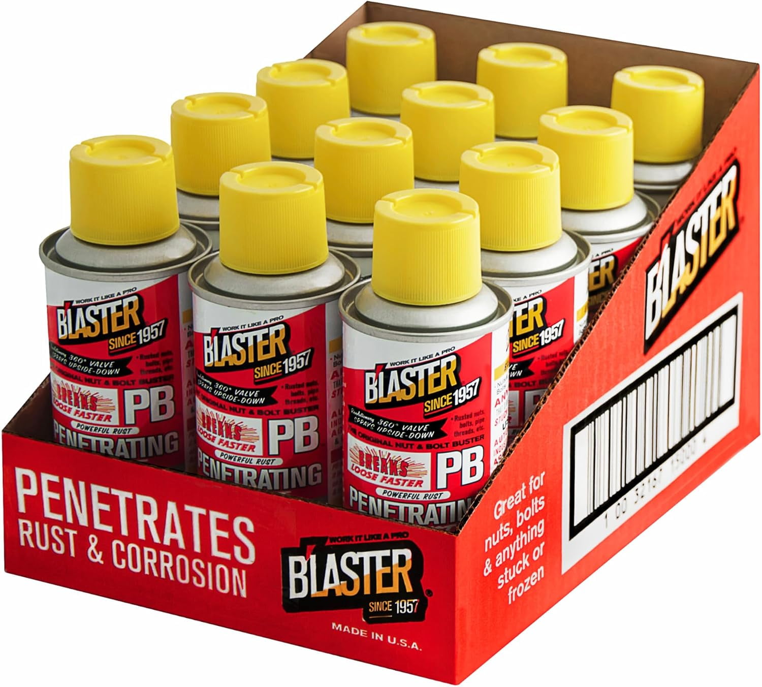 B'laster Air Tool Oil & Lube - 16 Oz Bottle, Case Of 12, Lubricates, Protects From Rust & Removes Moisture From Air Tools