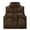 Coffee, variant on Children's Autumn And Winter Stand Up Collar Vest Boys And Girls Wear Baby Warm Vest Size 12-24 Months