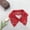 Red, variant on Helii Women's Floral Lace Detachable Collar – Pearl Rhinestone Fake Collar, Removable Peter Pan False Collar with Adjustable Strap for Sweaters Dresses Blackish Green,One Size