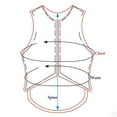 thumbnail image 7 of Xxx Lrg Horse Tall Collar Riding Vest Safety Protective Hilason Leather, 7 of 7