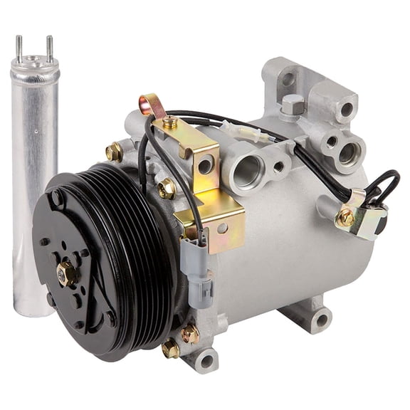 For Mitsubishi Lancer Evolution 8 VIII 2003 AC Compressor w/ A/C Drier - BuyAutoParts