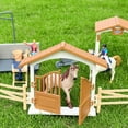 thumbnail image 3 of Set de juego con figuras de establo de Toy Horse Peagprav Horse Club, 3 of 6