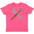 thumbnail image 3 of Inktastic Future Carpenter Tools Hammer Wrench Youth T-Shirt, 3 of 5