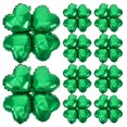 thumbnail image 1 of ColoMX 50 piezas encantador corazón forma trébol de cuatro hojas globos decoración globo fiesta para boda cumpleaños festival (verde), 1 of 7