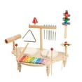 thumbnail image 2 of Juego de batería de xilófono, instrumentos de percusión para niños pequeños, juguete de aprendizaje de habilidades motoras finas, instrumento Musical, 2 of 9