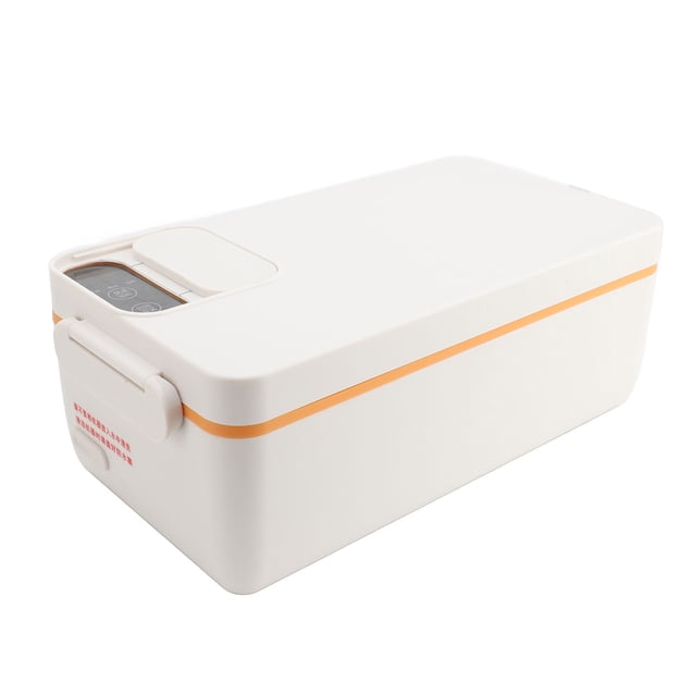 Electric Lunch Box,1L Capacity Stainless Steel Portable Electric Heating Lunch Box Electric Food Warmer Box Food Heater Lunchbox for Office School Travel Work