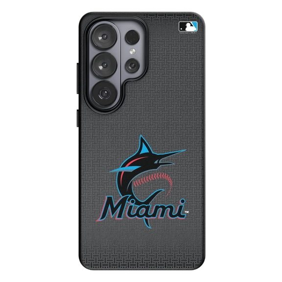 Keyscaper Miami Marlins Linen Galaxy Magnetic Bump Case
