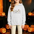 thumbnail image 2 of Weebloom Kids Halloween Hoodies For Boys Girls Cute Graphic Fleece Toddler Hoodie Pullover Tops With Pocket,Size 4-14 Y, 2 of 4