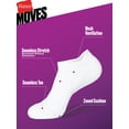 thumbnail image 3 of Hanes Womens No-Show Tab Socks, 3 Pairs, Moves Impact Zone Athletic Socks for Women, 3 of 8