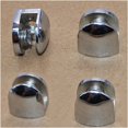 thumbnail image 1 of Bride en Verre 4PCS Demi-Rond Pinces en Verre Étagères en Alliage de Zinc Supportent Deux Clips de Support d'Angle de Trou pour 8 Mm Meubles Fabrication Robuste et Durable, Pratique (Taille, 1 of 6