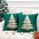 thumbnail image 1 of Christmas Soft Weave Pillowcases Standard Size Breathable-Friendly Pillow Shams Decorative Weave Pillow Case Covers, 1 of 8