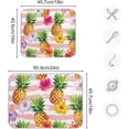 thumbnail image 3 of Coolnut Pineapples Dish Drying Mat for Kitchen, 16 x 18 Inch Microfiber Absorbent Dish Drying Pad, Machine Washable Kitchen Counter Protect Mats, 3 of 7