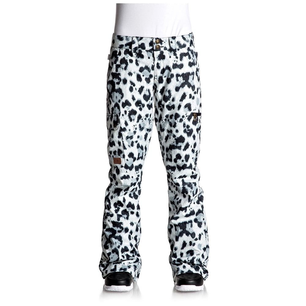 cheetah print snow pants