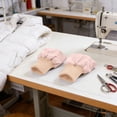 thumbnail image 5 of 1 Pair Down Coat Windproof Cuffs, Thick Elastic Ribbed for Puffer Jacket Sleeve, Self Hand Sewing Tubular Knit Stretchy Ribbing Replacement Material for Coat, Sweatshirt, and Padded Jacket, 5 of 6