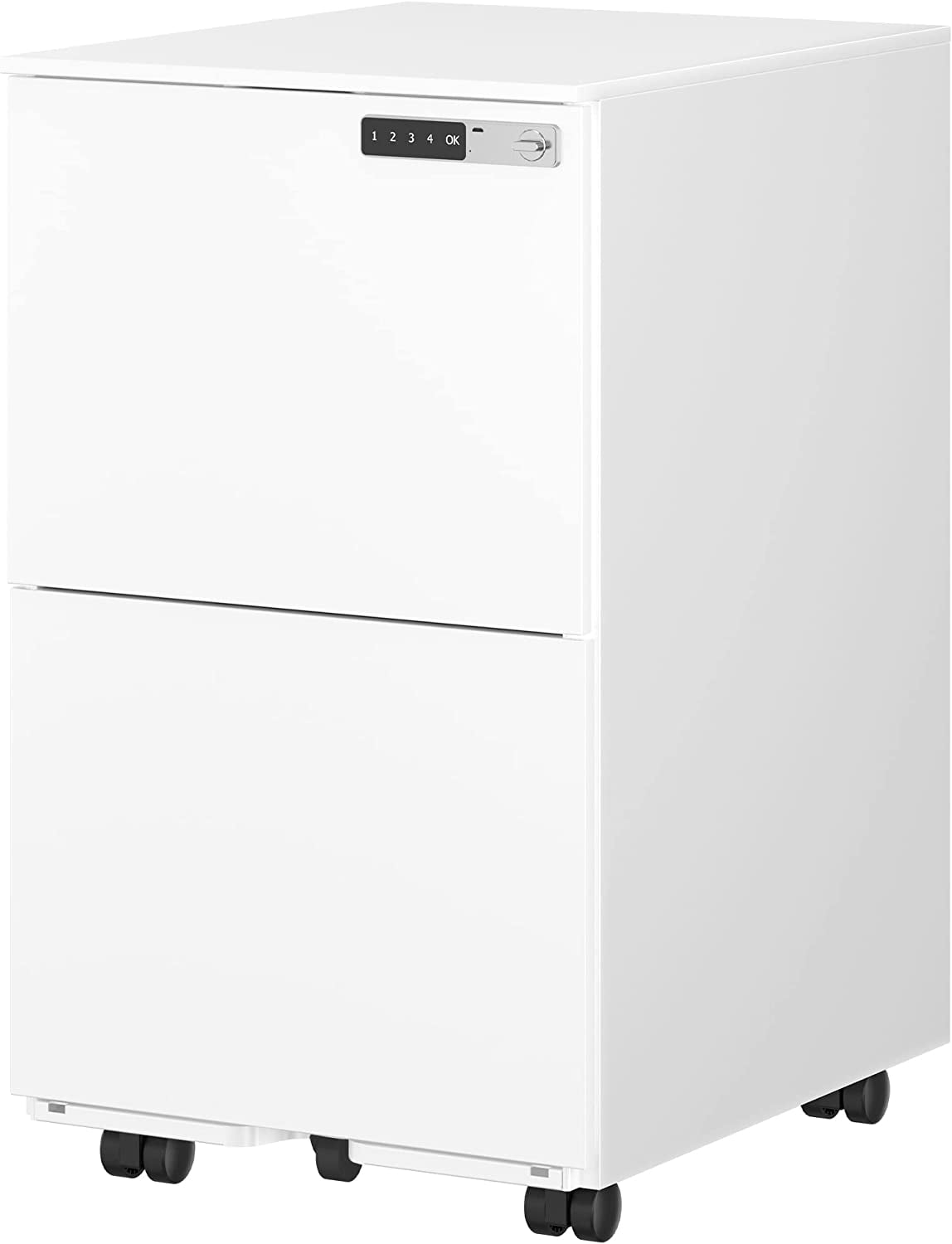 YITAHOME 2Drawer Mobile File with Smart Lock, Filing