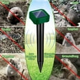 thumbnail image 4 of 8 Pack Mole Repellent Solar Powered, Waterproof Vole Chipmunk Outdoor Repeller,Ultrasonic Gopher Repellent for Lawn Garden Yard, Mole Deterrent,Groundhog Repeller, Snake, 4 of 11