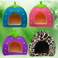 MIRROR Strawberry Dog Puppy Cats Indoor Foldable Soft Warm Bed Pet mirror-strawberry-dog-puppy-cats-indoor-foldable-soft-warm-bed-pet