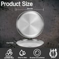 thumbnail image 2 of Betinyar Stackable Reusable Dinner Plates, Stainless Steel, 6 Piece, 2 of 7