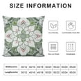 thumbnail image 5 of Aesthetic Floral Throw Pillow Covers Bohemian Mandala Pillow Covers for All Ages, Paisley Flower Cushion Covers, Boho Cushion Cases Green White Grey, 5 of 5