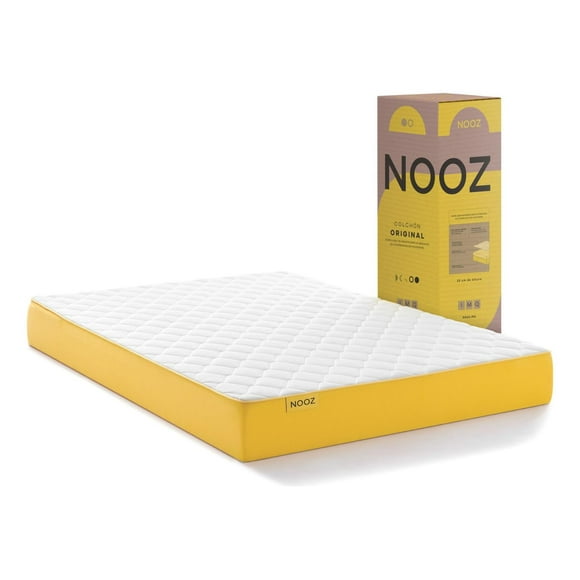 Colchon De Espumas Nooz Original Individual Altura 20 Cm Blanco