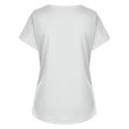 thumbnail image 4 of iTNHFP Vêtements Tendance pour Femmes, Haut Imprimé à Manches Courtes avec Poche, 4 of 6