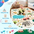 thumbnail image 6 of CAROMIO Washable Educational Game 5' x 7' Area Rug for Living Room Playroom Indoor Beige Carpet, 6 of 6