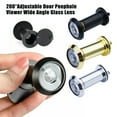 thumbnail image 2 of 220 Degree Adjustable Door Peephole Viewer Wide Angle Eye Spy Sight Hole Glass Lens, Wide Viewing Peephole, Door Viewer, 2 of 12