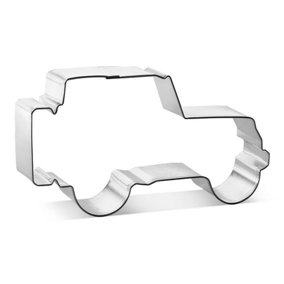 SUV Military Off-Road Vehicle Cookie Cutter 4.25 in B1534 - Foose Cookie Cutters - USA Tin Plated Steel