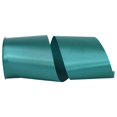thumbnail image 1 of Reliant Ribbon 4700-916-10K 4 in. 50 Yards Single Face Satin Allure Ribbon, Teal, 1 of 1
