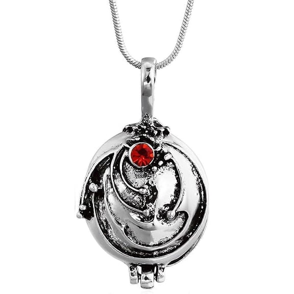 Necklace, Women, Crystal Pendant, Romantic
