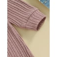 thumbnail image 6 of Bagilaanoe Newborn Baby Girl Boys Jumpsuits Solid Color Print Long Sleeve Bodysuits 3M 6M 9M 12M 18M Infant Fall One Piece Rompers, 6 of 8