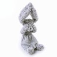 thumbnail image 4 of Muñeca de peluche con forma de conejo con vestido para niños, 30 cm, color gris, 4 of 5